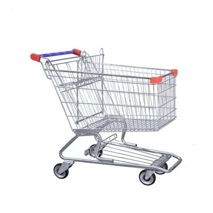 Nákupní košík supermarketu v americkém stylu